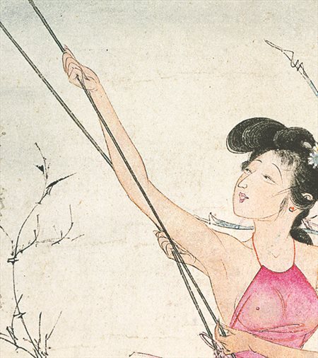 裕民县-胡也佛的仕女画和最知名的金瓶梅秘戏图